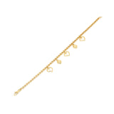 Heart Charm Bracelet