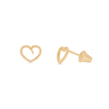 Mini Heart Stud Earring