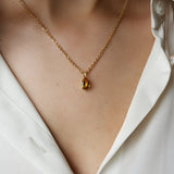 Citrine Drop Pendant