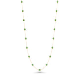 18K YG Emerald Necklace