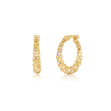 Filigree Hoop Earrings