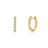 Mini Diamond Huggie Hoop