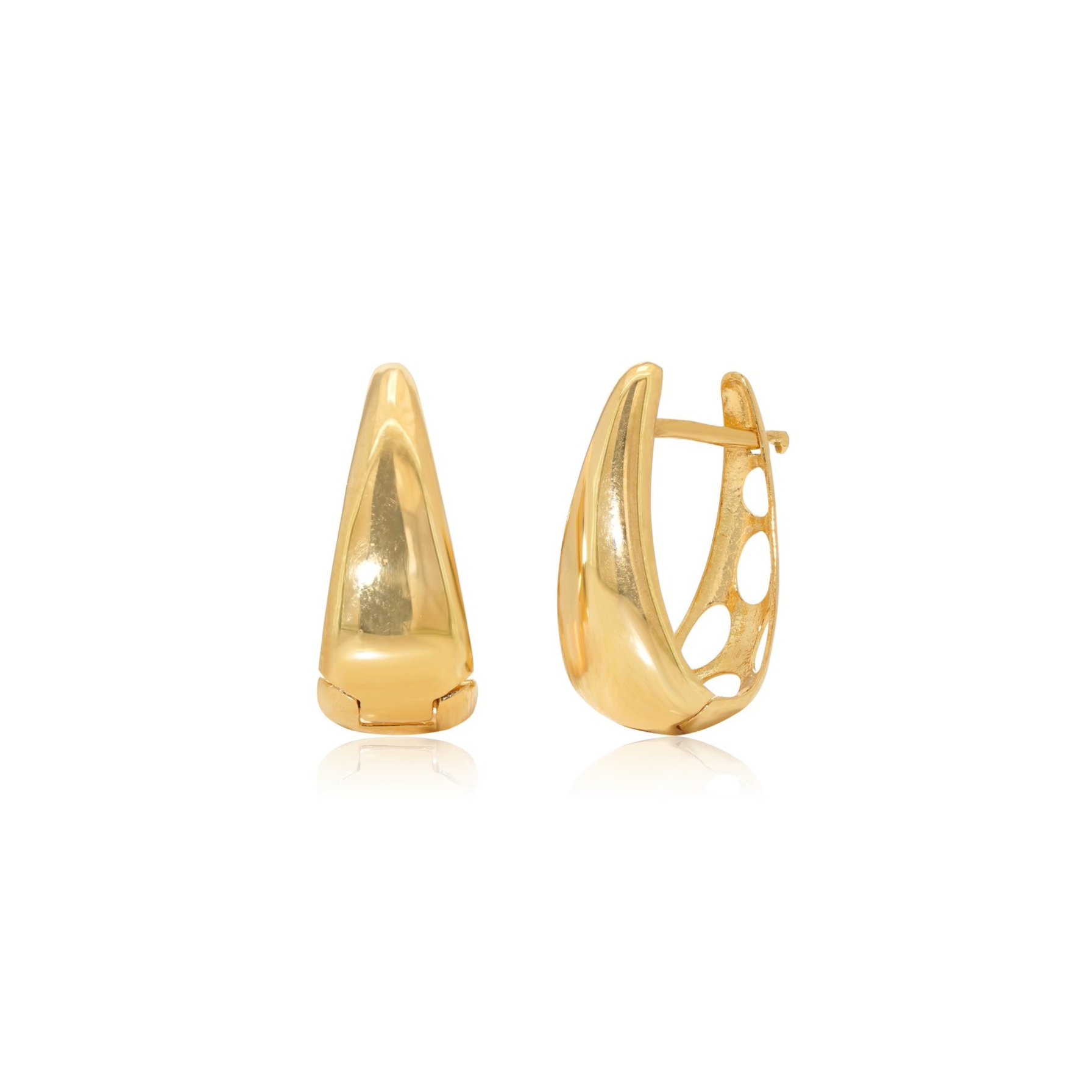 Sculptural Hoop Earrings