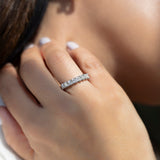 Princess Cut Eternity Diamond Ring
