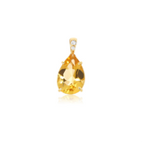 Citrine Drop Pendant