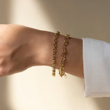Interlaced Oval Link Bracelet