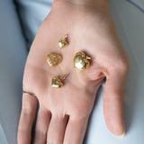 18K Yellow Gold Mini Heart Pendant