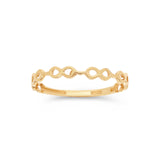 Infinity Half Band Ring