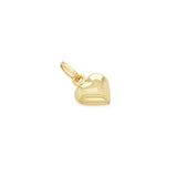 18K Yellow Gold Mini Heart Pendant