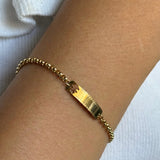 Personalized Girl ID Bracelet