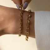 Interlaced Oval Link Bracelet