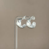 AMBER HOOPS EARRINGS