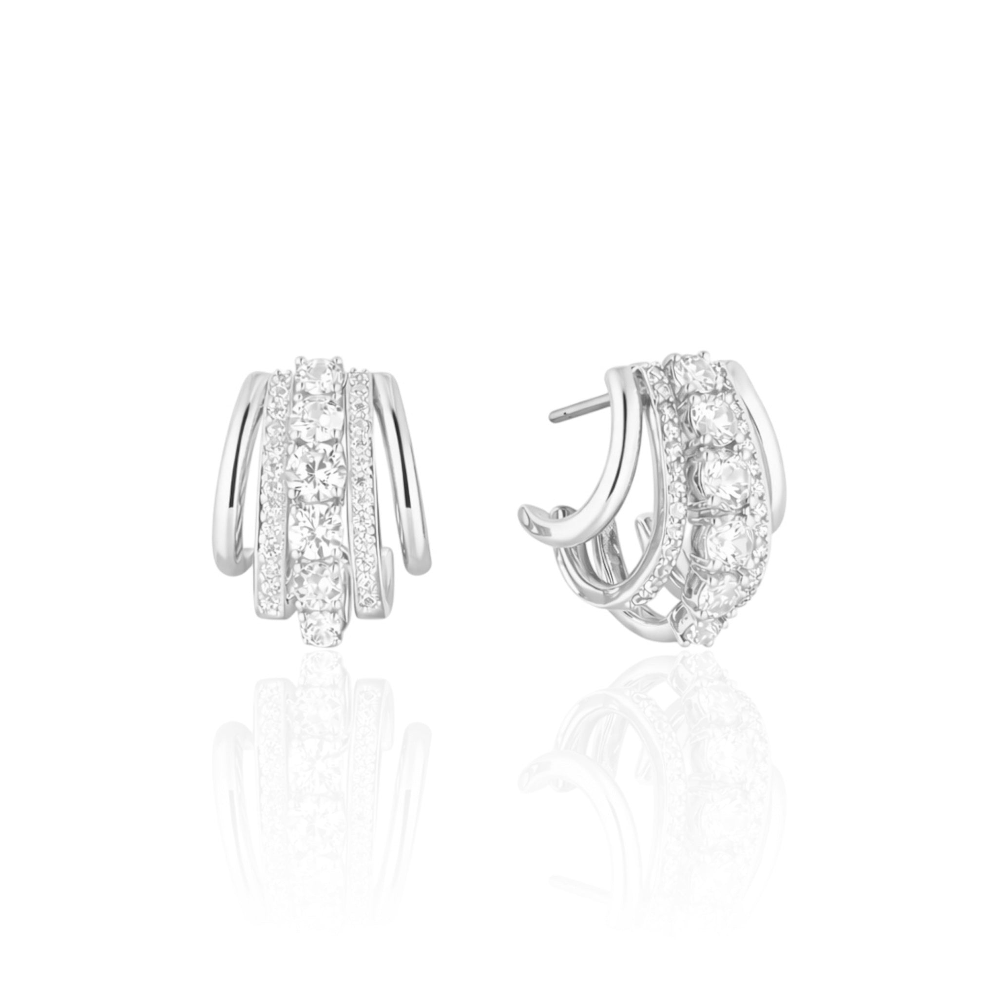 AURELIA STUD HOOPS