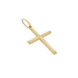 18K Yellow Gold Cross Pendant