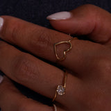 Open Heart Ring