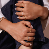 18K Solid White Gold Full Eternity Diamond Ring