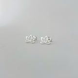 DELICATE LOTUS EARRINGS
